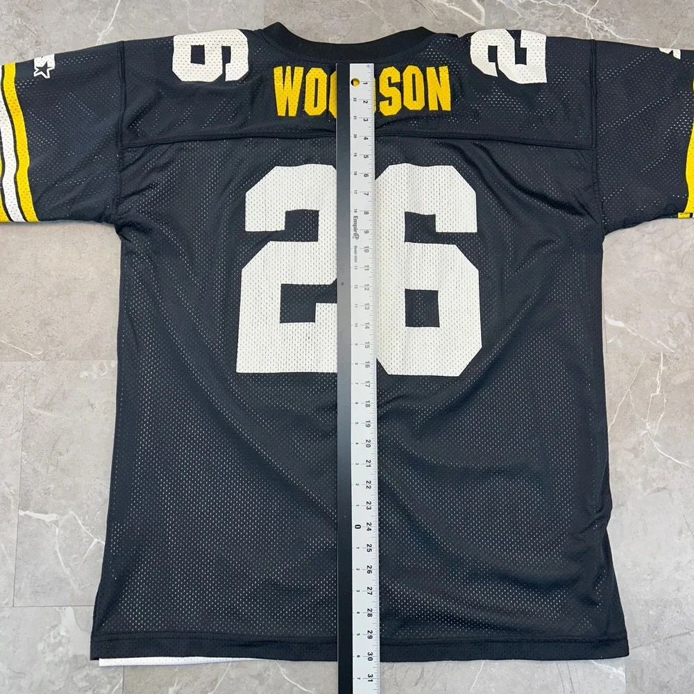 Vintage Starter Pittsburgh Steelers Jersey Mens 2XL Rod Woodson Reversible NFL